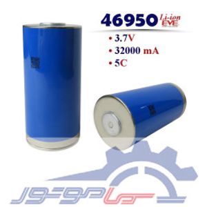 باتری لیتیوم 46950 جریان 32000 میلی آمپر 5C برند EVE