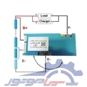 ماژول محافظ شارژ باتری لیتیوم فسفات 20 سل 40 آمپر