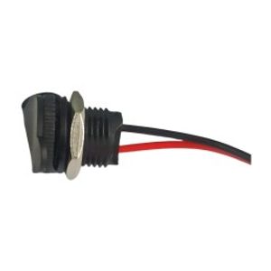 کانکتور مادگی Type-c پنلی 2 پین سیم دار پیچی ضد آب دارای درپوش