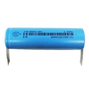 باتری لیتیوم 18650-2550mA دارای نیکل U جوش داده