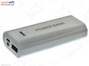 کیس پاور بانک 2 باتری سفید