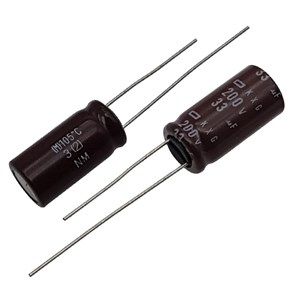 Nippon 200V 33uF - خازن 200 ولت 33 میکرو فاراد سری KXG