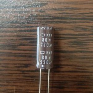 Nippon 80V 220uF - خازن 80 ولت 220 میکرو فاراد سری KYB