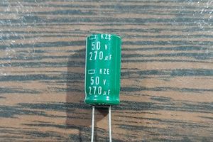 NIPPON 50V 270uF - خازن الکترولیت، 50 ولت، 270 میکروفاراد