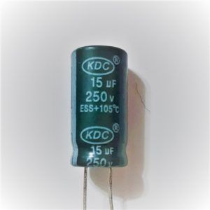 KDC 250V 15uF – خازن الکترولیت