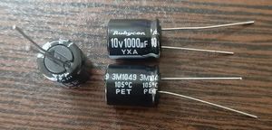 Rubycon 10V 1000uf - خازن الکترولیت، 10 ولت، 1000 میکروفاراد