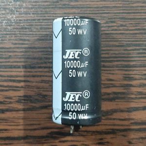 CAP 50V 10000uF - خازن الکترولیت، 50 ولت، 10000 میکروفاراد