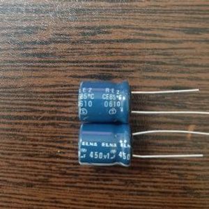 ELNA 450V 1uF - خازن 450 ولت 1 میکرو فاراد سری RE2