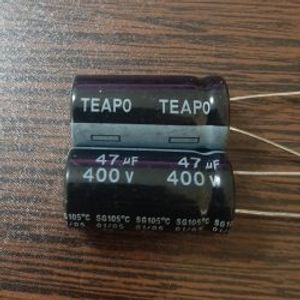 TEAPO 400V 47uF - خازن 400 ولت 47 میکرو فاراد سری SG