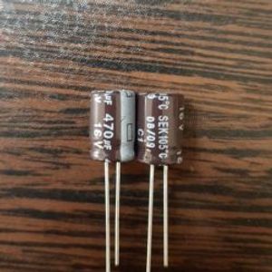 TEAPO 16V 470uF - خازن الکترولیت، 16 ولت، 470 میکروفاراد