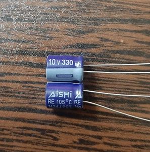 AiSHi 10V 330uF - خازن الکترولیت، 10 ولت، 330 میکروفاراد