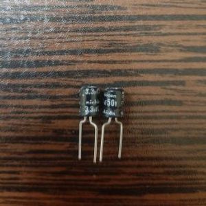 nichicon 50V 3.3uF خازن 50 ولت 3.3 میکروفاراد