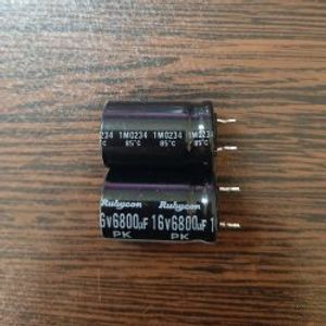 Rubycon 16V 6800uF - خازن 16 ولت 6800 میکرو فاراد سری PK