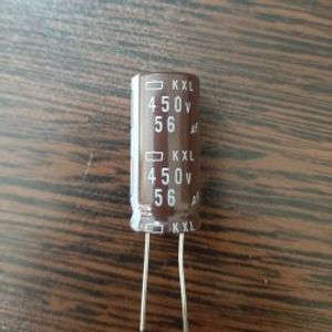 Nippon 450V 56uF - خازن 450 ولت 56 میکرو فاراد سری KXL