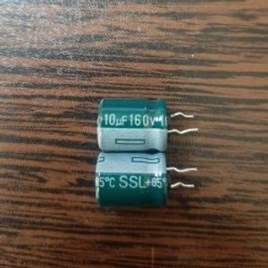 SAMSUNG 160V 10uF - خازن 10 میکرو فاراد 160 ولت سری SSL