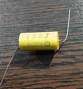 خازن اکسیال 1.5 میکرو فاراد 400 ولت (1.5uf 400v)