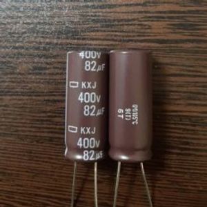 Nippon 400V 82uF - خازن 400 ولت 82 میکرو فاراد سری KXJ