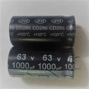 JH 63V 1000uF - خازن الکترولیت 63 ولت 1000 میکرو فاراد