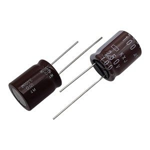 Nippon 250V 100uF - خازن 250 ولت 100 میکرو فاراد سری KXJ