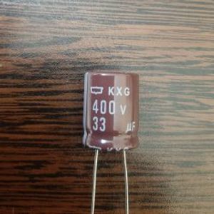 Nippon 400V 33uF - خازن 400 ولت 33 میکرو فاراد سری KXG
