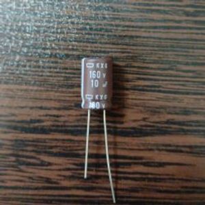 Nippon 160V 10uF - خازن 160 ولت 10 میکرو فاراد سری KXG