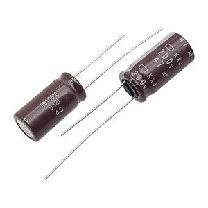 Nippon 200V 47uF - خازن 200 ولت 47 میکرو فاراد سری KXJ