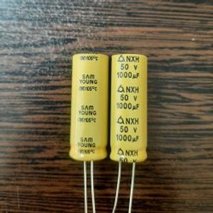 SAMYOUNG 50V 1000uF – خازن 50 ولت 1000 میکرو فاراد سری NXH