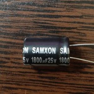 SAMXON 25V 1800uF – خازن 25 ولت 1800 میکرو فاراد سری SK