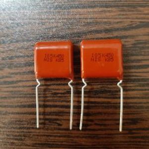 NISSEI POLYESTER 450V 1uF - خازن ژاپنی پلی استر 450 ولت 1 میکرو فاراد سری MMX
