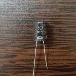 SAMWHA 350V 2.2uF - خازن الکترولیت 350 ولت 2.2 میکرو فاراد سری RG