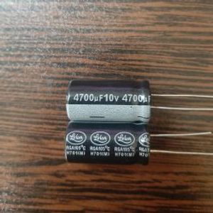 Lelon 10V 4700uF - خازن 10 ولت 4700 میکرو فاراد سری RGA