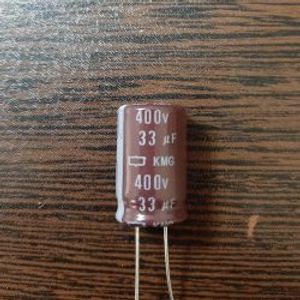Nippon 400V 33uF – خازن ژاپنی 33 میکرو فاراد 400 ولت سری KMG