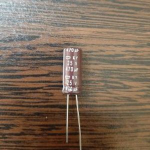 NIPPON 25V 470uf - خازن 25 ولت 470 میکرو فاراد سری KY