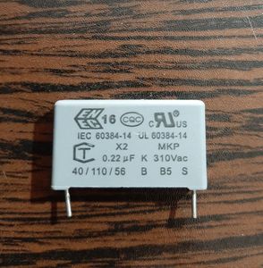 MKP 310VAC 220nF - خازن 220 نانو فاراد 310 ولت AC
