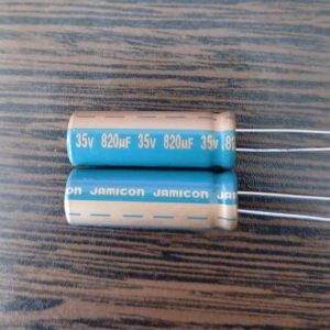 JAMICON 35V 820uF – خازن الکترولیت 35 ولت 820 میکرو فاراد