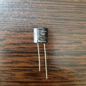 Rubycon 50V 220uF - خازن 50 ولت 220 میکرو فاراد سری YXG