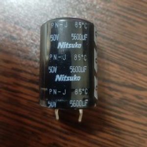 Nitsuka 50V 5600uF - خازن 50 ولت 5600 میکرو فاراد