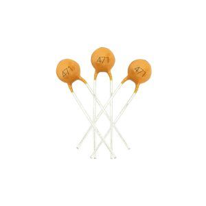 Ceramic Disk Capacitor 470pF 50V - خازن عدسی، 470 پیکوفاراد، 50 ولت