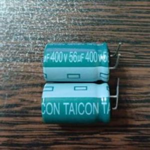 TAICON 400V 56uF - خازن الکترولیت 400 ولت 56 میکرو فاراد سری SD