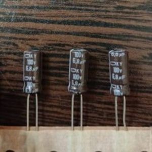 Nippon 100V 6.8uF - خازن 100 ولت 6.8 میکرو فاراد سری KY