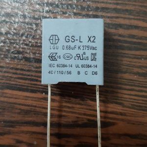 MKT 275VAC 680NF - خازن 680 نانو فاراد 275 ولت AC