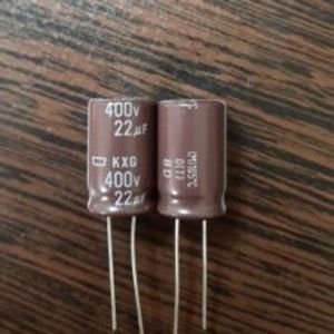 Nippon 400V 22uF – خازن الکترولیت، 400 ولت، 22 میکروفاراد، نیپون