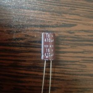 Nippon 16V 470uF - خازن 16 ولت 470 میکرو فاراد سری KY