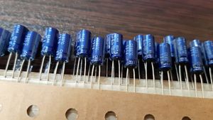 ELNA 6.3V 100uF - خازن الکترولیت، 6.3 ولت، 100 میکروفاراد