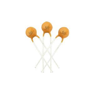 Ceramic Disk Capacitor 68pF 50V - خازن عدسی، 68 پیکوفاراد، 50 ولت