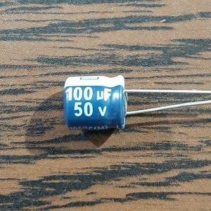 Ltec 50V 100uF - خازن الکترولیت