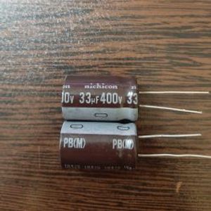 Nichicon 400V 33uF - خازن 400 ولت 33 میکرو فاراد سری PB