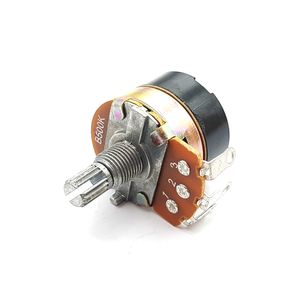 کلید ولوم بزرگ 500 کیلو اهم دسته کوتاه B500K-15mm