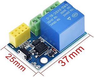 ماژول رله تک رله 5V ولت با قابلیت کنترل وای فای WIFI esp8366