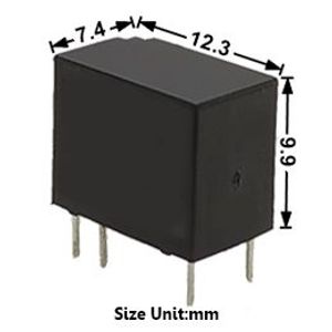 رله 12 ولت 1 آمپر Yuanze